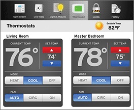 Manage Thermostats website